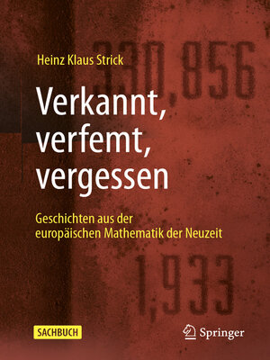 cover image of Verkannt, verfemt, vergessen